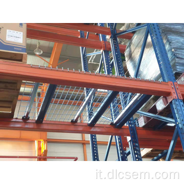 Scaffale per pallet da magazzino in metallo resistente in acciaio